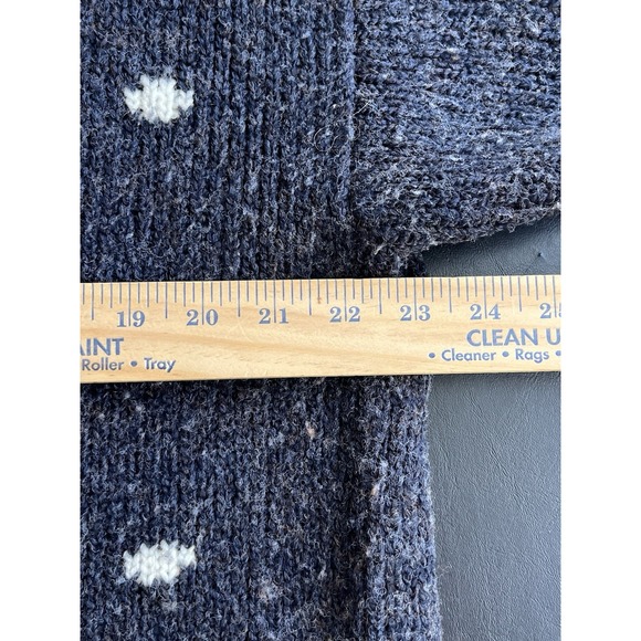 Christopher & Banks Wool Blend Hand Embroidered Christmas Sweater Santa XL SANTA - Picture 3 of 7